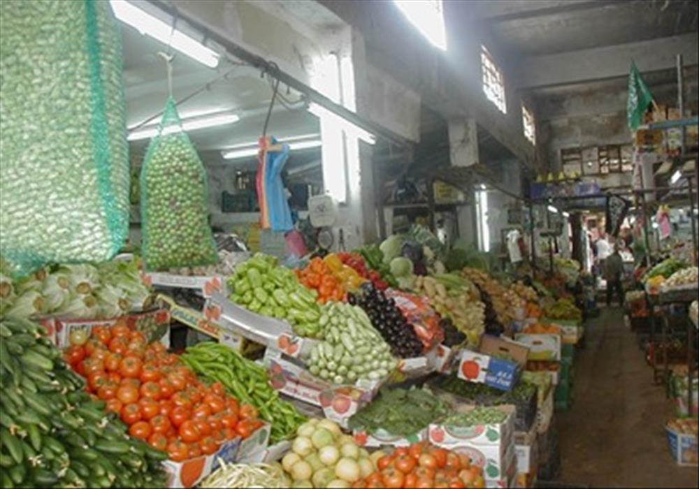 صورة أرشيفية للخضروات بسوق العبور