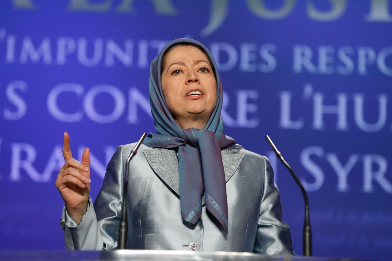  زعيمة المعارضة الإيرانية مریم رجوي