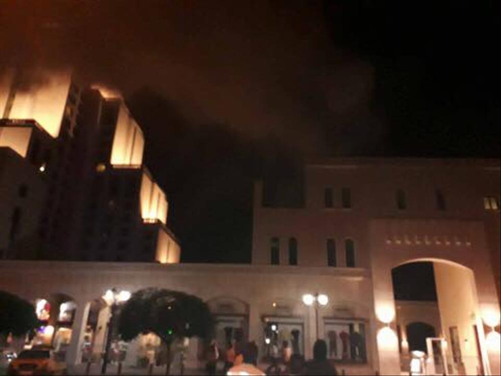 حريق فندق "الفورسيزون"