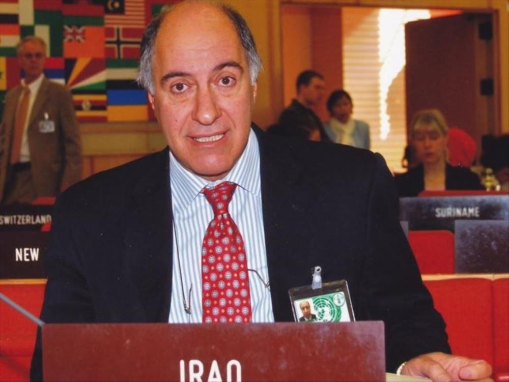  حسن الجنابي وزير الموارد المائية العراقي