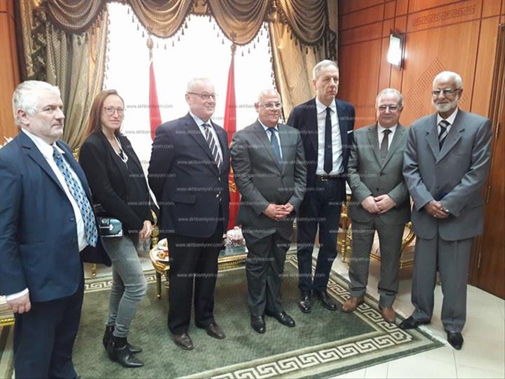 محافظ بورسيد يستقبل وفد السفارة الايطالية بالقاهرة 