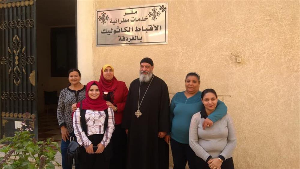 حملة صوتك لمصر بكره تعقد لقاء بطاريتةقبل الكاثوليك بالبحر الأحمر