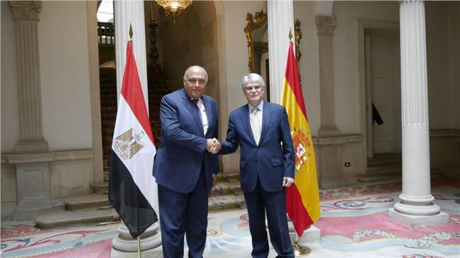 وزير الخارجية سامح شكري ووزير الخارجية الإسباني
