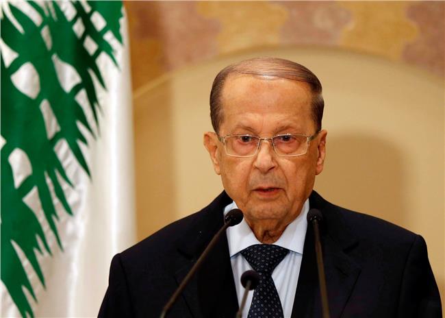  الرئيس اللبناني العماد ميشال عون