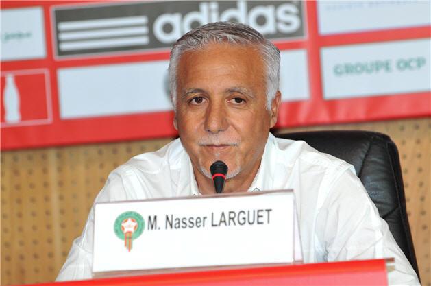 ناصر لارجيت المدير الفني للاتحاد المغربي لكرة القدم