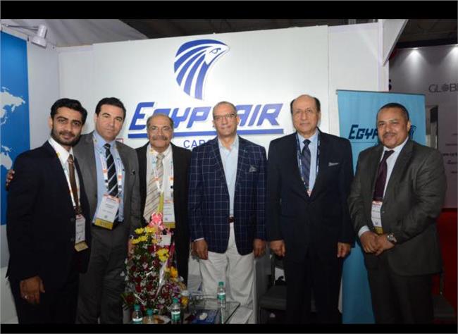 مصر للطيران للشحن الجوي تشارك في معرض AIR CARGO INDIA 2018