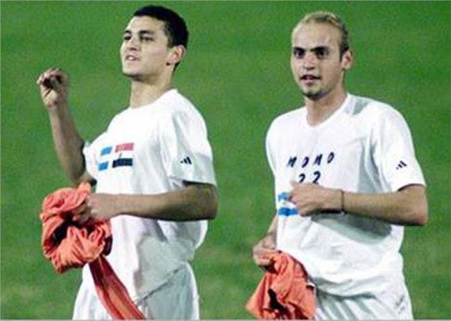 محمد اليماني وحسام غالي في 2001