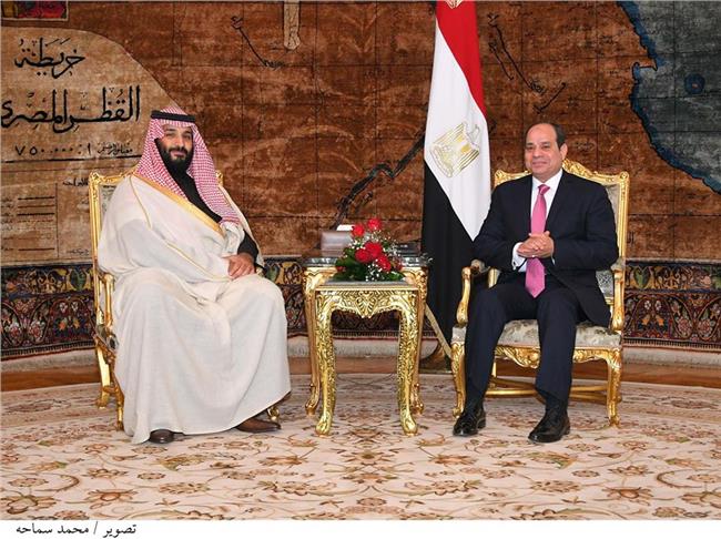 زيارة الأمير محمد بن سلمان ولي العهد السعودي لمصر