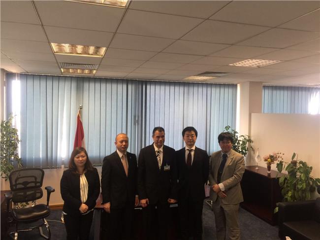 سفير اليابان ووفد الجايكا  يتفقدا مشروع مبني الركاب الجديد بمطار برج العرب 