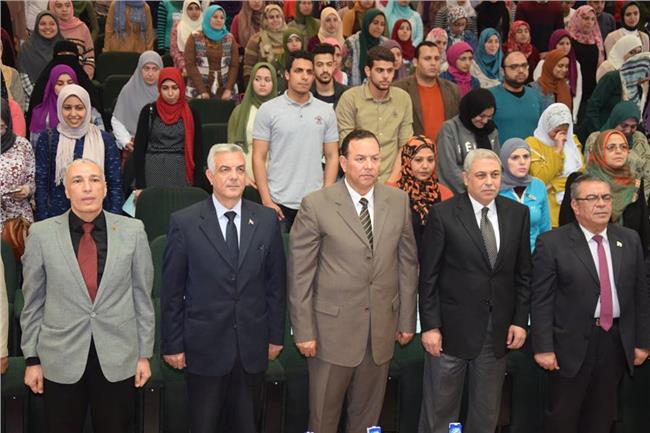 إفتتاح المؤتمر العلمى ضمن فعاليات أسبوع العلوم المصرى بجامعة المنوفية