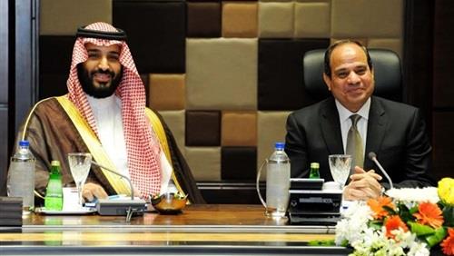 الرئيس عبد الفتاح السيسي و الأمير محمد بن سلمان بن عبد العزيز آل سعود