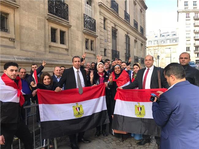 جانب من مشاركة المصريين في الخارج