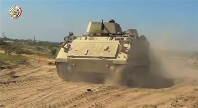 قوات الجيش تواصل تطهير سيناء 