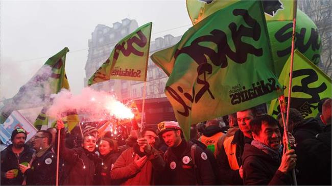 مظاهرات حاشدة بفرنسا