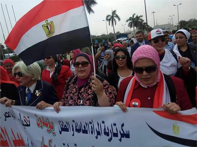 مايسة عطوة: ننتظر كتيبة المراة المصرية غدا امام اللجان