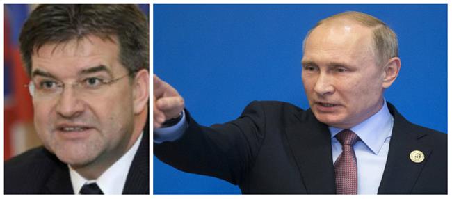 الرئيس الروسي ووزير خارجية سلوفاكيا