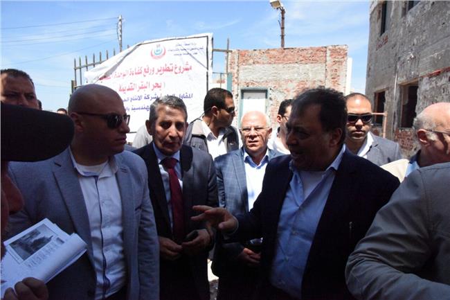 وزير الصحة ومحافظ بورسعيد يتفقدان أعمال تطوير مستشفى بورفؤاد