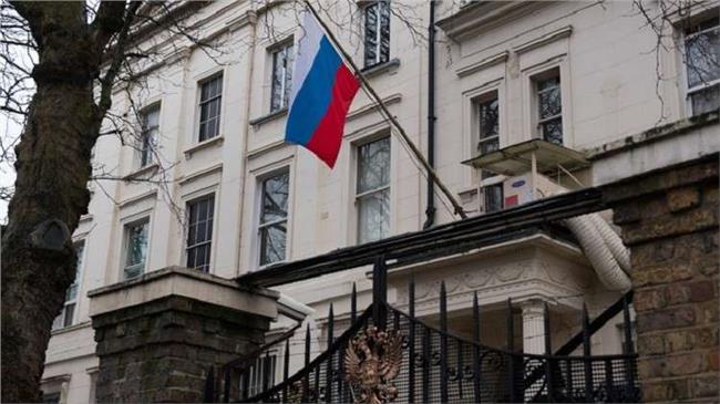 مقر السفارة الروسية في بريطانيا