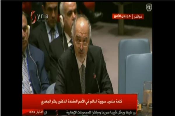 الدكتور بشار الجعفري مندوب سوريا الدائم لدى الأمم المتحدة