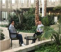 «دل بييرو» خلال لقاءه مع الإعلامي خيري رمضان