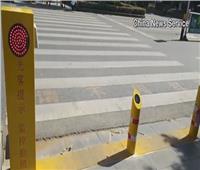 صورة من الفيديو لمخالفة قواعد المرور في الصين 