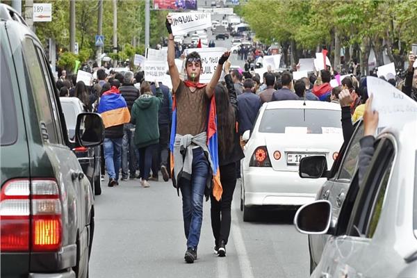 احتجاجات أرمينيا
