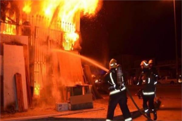 وفاة طفل إثر حريق بمنزله في السويس   