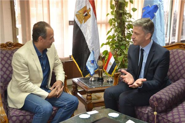 «الحاج علي» يستقبل «سفير قبرص» لبحث التعاون الثقافي 