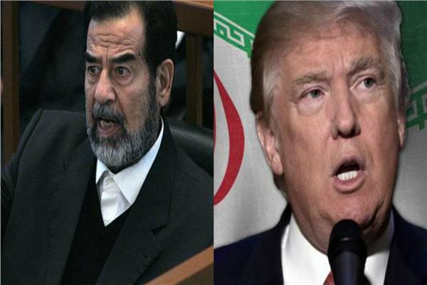 دونالد ترامب وصدام حسين