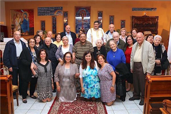 الأقباط الكاثوليك بمونتريال يحتفلون بـ«عيد العنصرة»