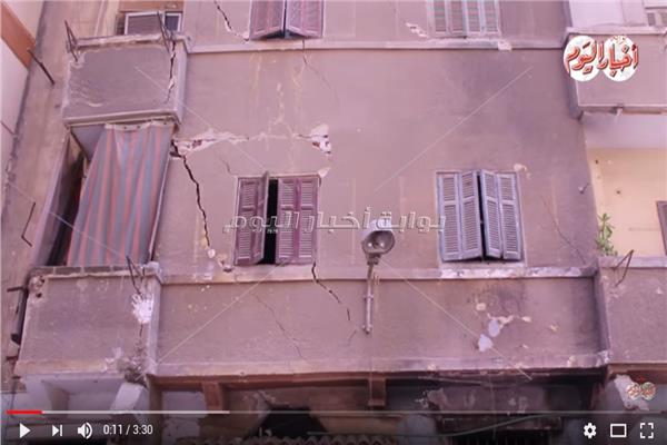 صرخة سكان عقار العمرانية: انقذونا قبل انهيار المبنى فوقنا