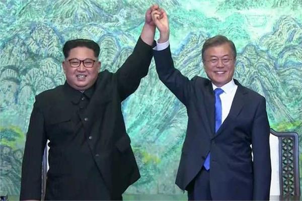 زعيمي كوريا الجنوبية وكوريا الشمالية