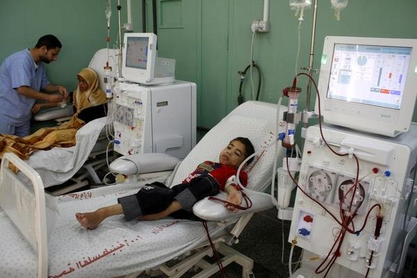المستشفيات بقطاع غزة