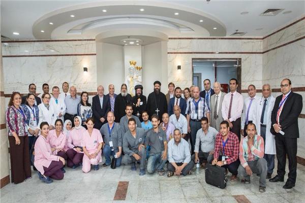 وفد أسقفية الخدمات يزور مستشفى مصر المحبة