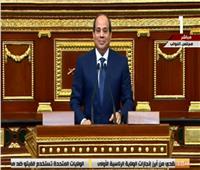 الرئيس عبد الفتاح السيسي خلال جلسة حلف اليمين
