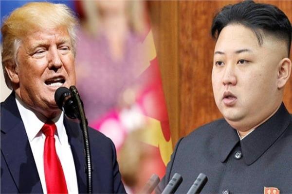 الزعيم الكوري الشمالي والرئيس الامريكي دونالد ترامب