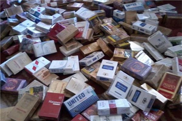 ضبط 93ألف عبوة سجائر بدون سندات و1.3طن أرز ناقص الوزن بأسيوط