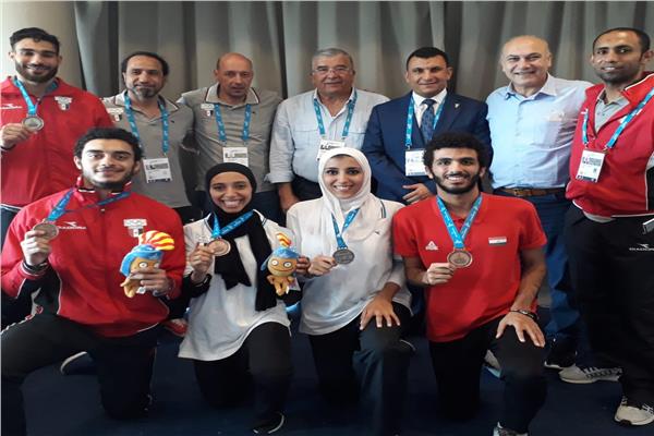 ذهبية و4فضيات وبرونزية حصيلة مصر من الميداليات في ألعاب البحر المتوسط تراجونا 2018