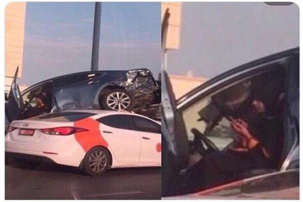 الصور المتداولة لحوادث السيدات في السعودية