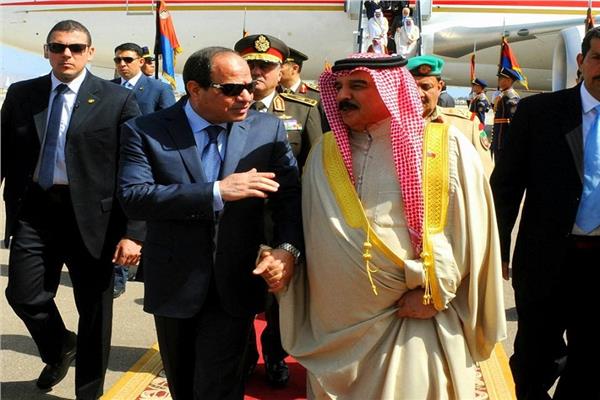الرئيس السيسي وملك البحرين - أرشيفية