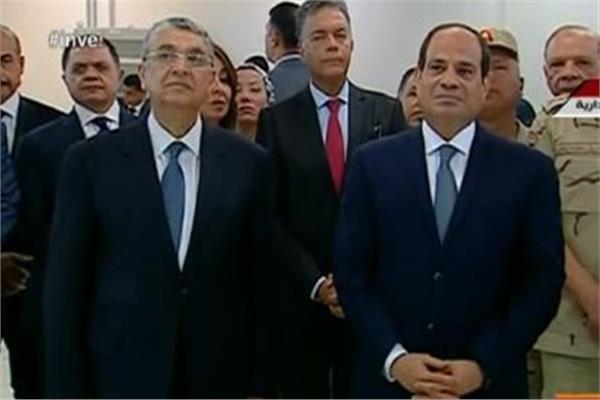 الرئيس عبد الفتاح السيسي يفتتح محطة كهرباء العاصمة الإدارية 