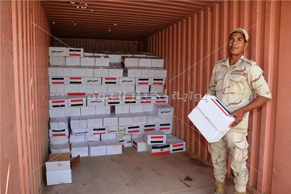 القوات المسلحة تطرح 40 ألف كرتونة مواد غذائية قبل عيد الأضحى بسوهاج