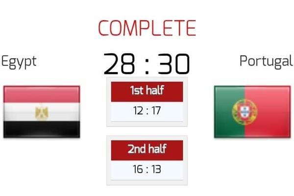 منتخب مصر لكرة اليد يخسر امام نظيره البرتغالي 