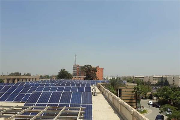 تشغيل مبنى قطاع مياه النيل بالطاقة الشمسية