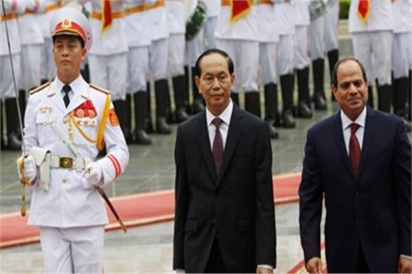 الرئيس السيسي و رئيس فيتنام