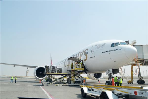 مصر للطيران تقدم خدمات الصيانة لطيران الإمارات بمطار القاهرة