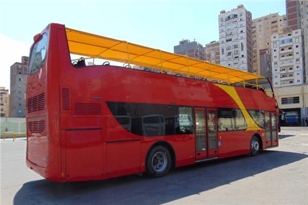 النقل العام بالإسكندرية تدعم أسطولها بأتوبيسين بـ"دورين"