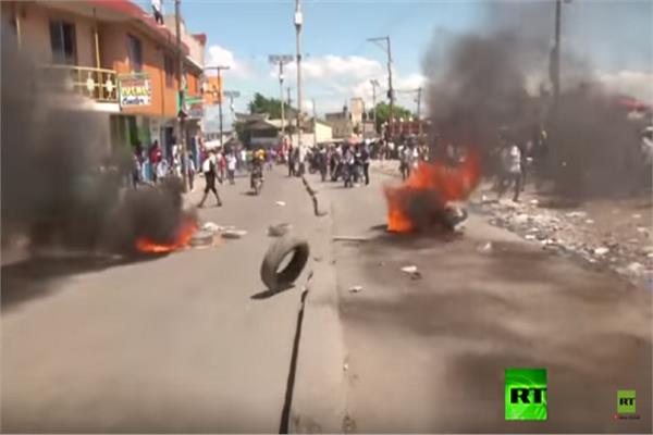  أعمال عنف خلال احتجاجات شهدتها عاصمة هايتي