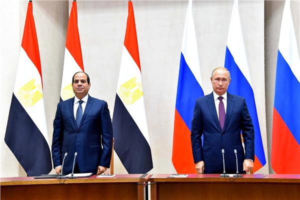 الرئيس عبدالفتاح السيسى والرئيس الروسي  فيلاديميربوتين