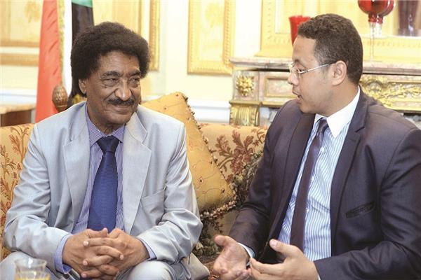السفير السوداني بالقاهرة - تصوير خالد عيد